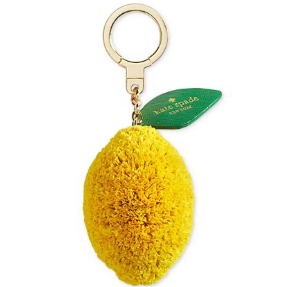 Kate Spade lemon keychain or purse charm